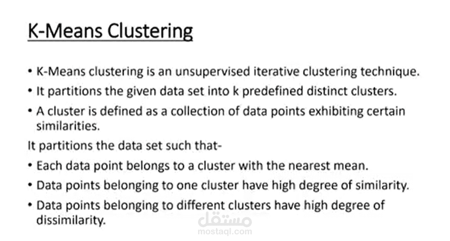 K-means clustering