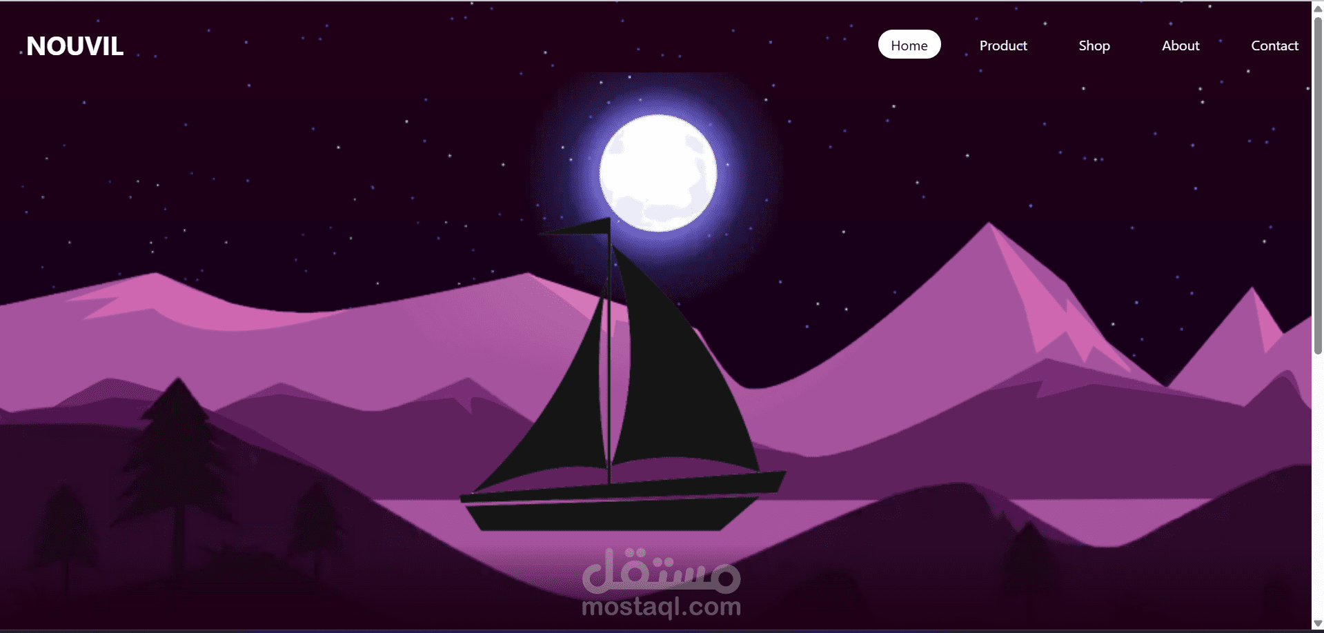 Scrolling Website
