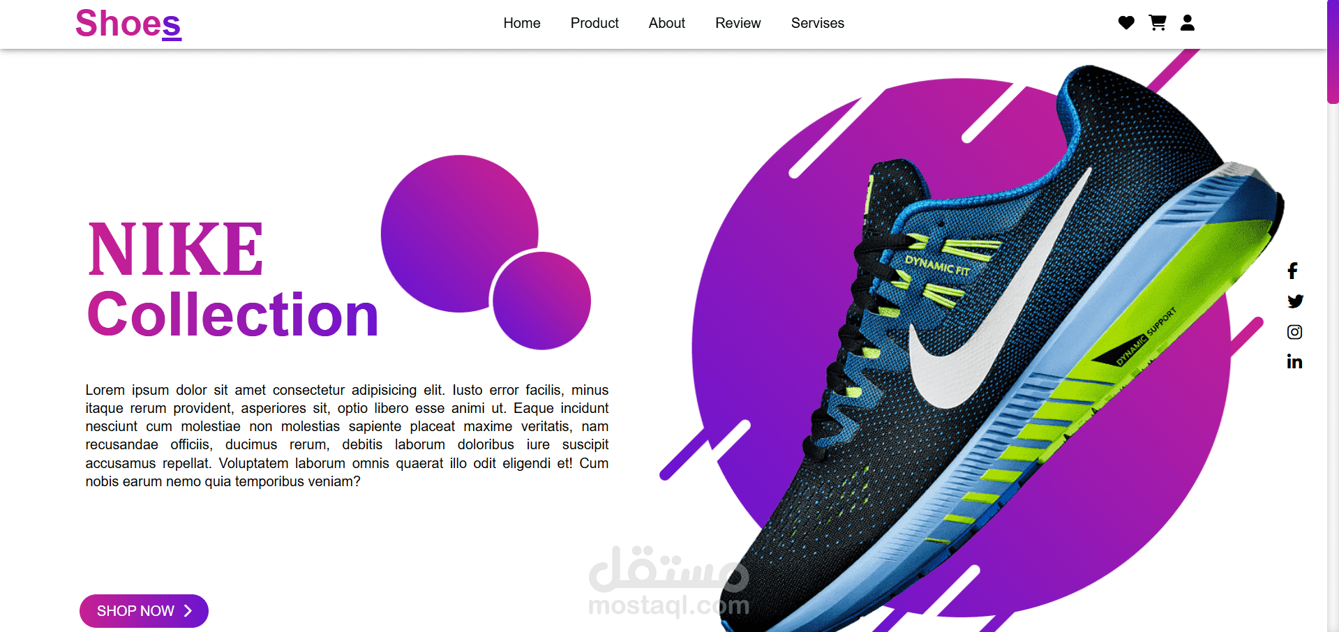 Shoes Website