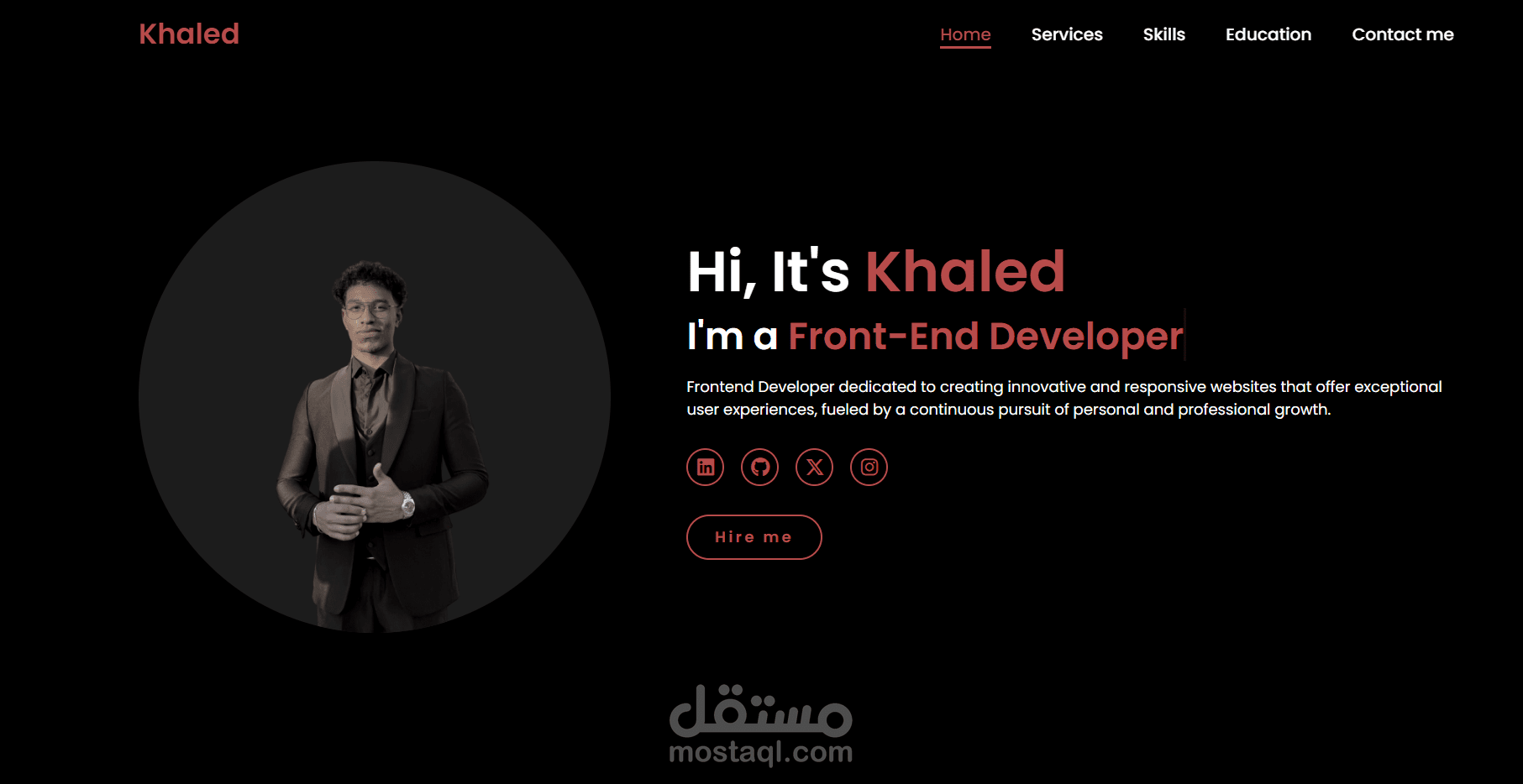 portfolio website