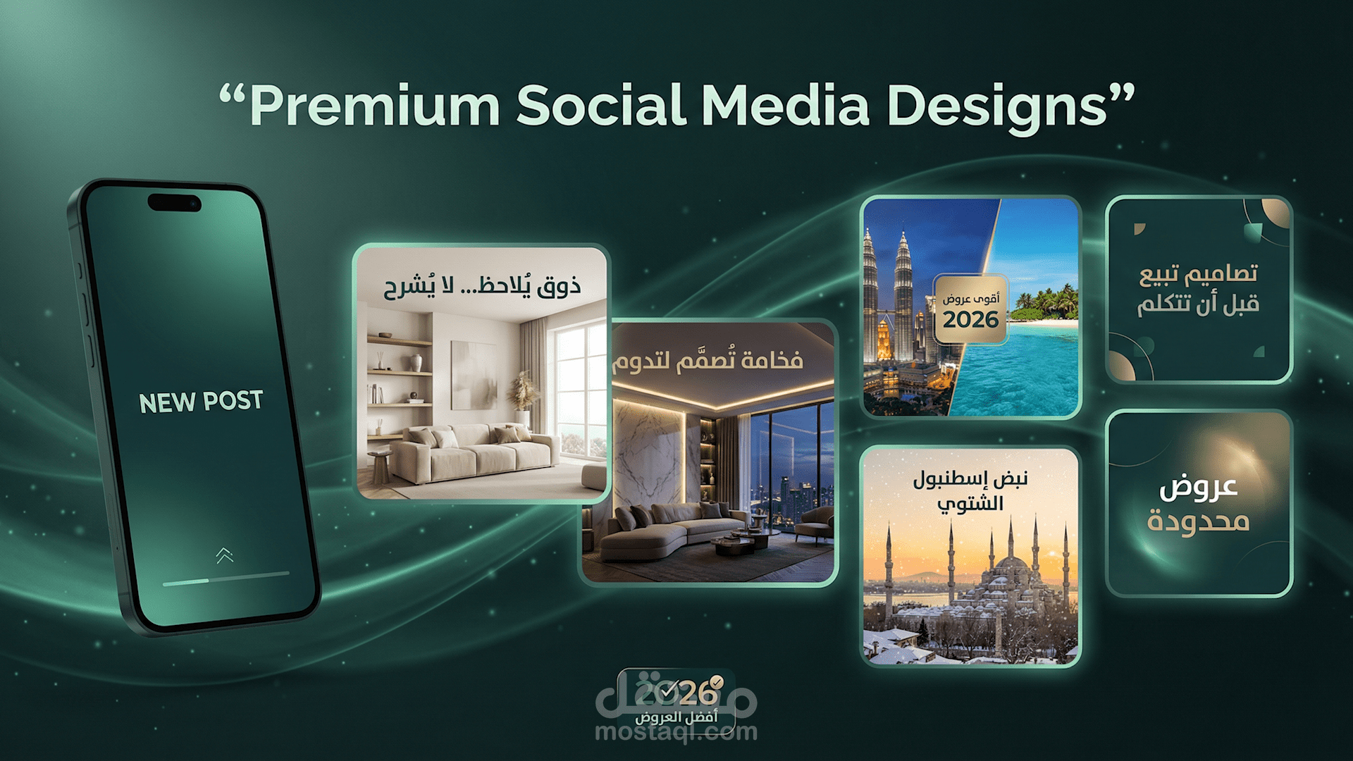 تصميمات وبوستات وثامينيلز