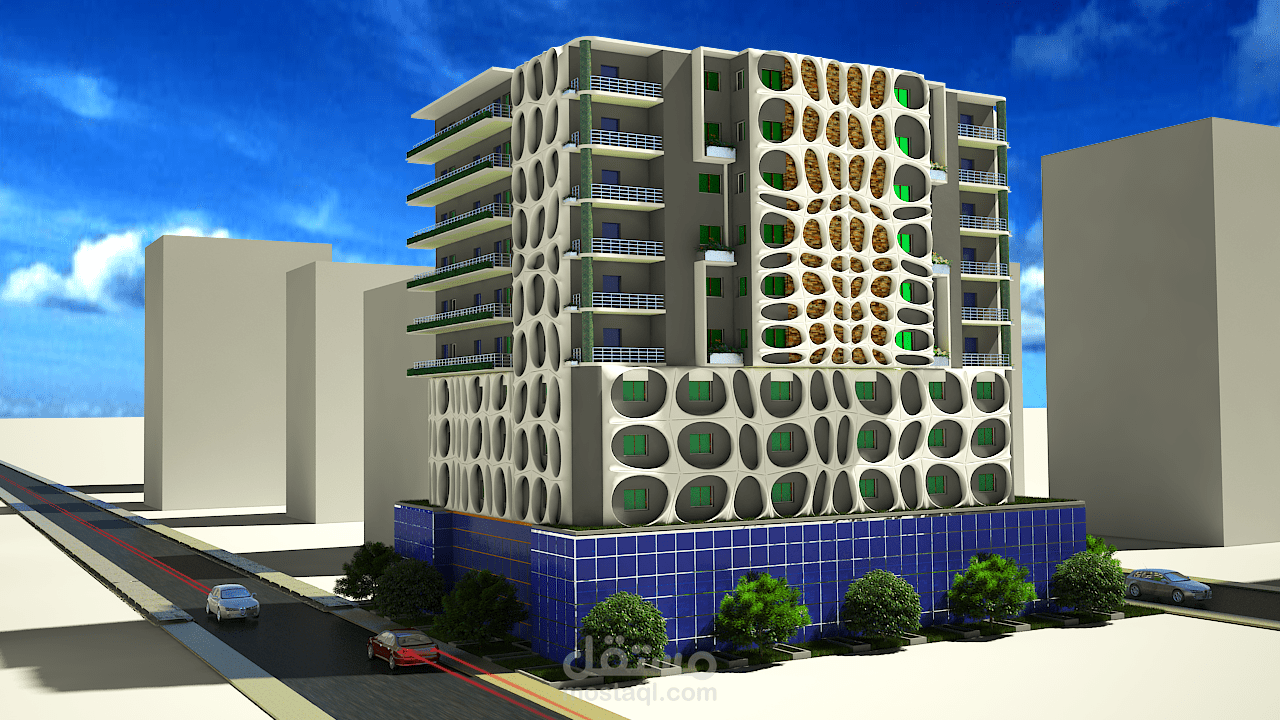 عمارة سكنية ادارية تجارية