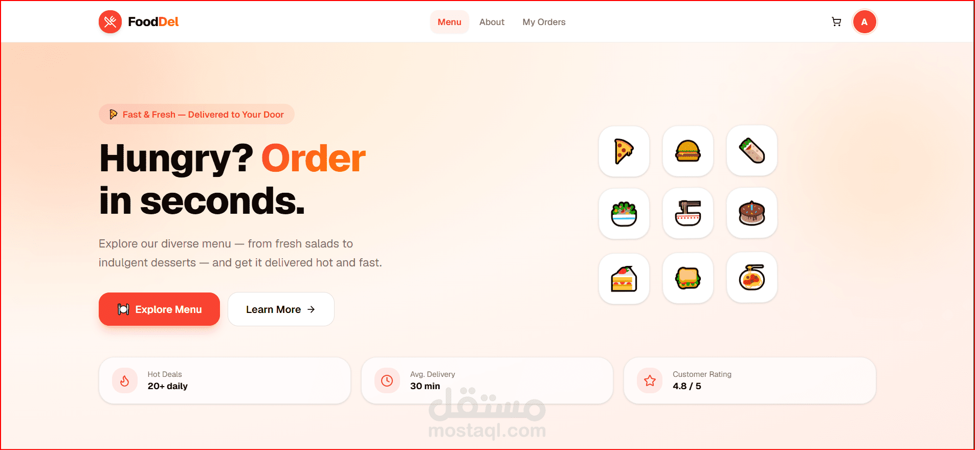 🍔 Food Delivery App