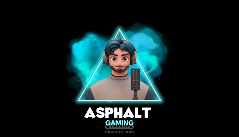 Blue and Black 3D Avatar Gaming Twitch Logo