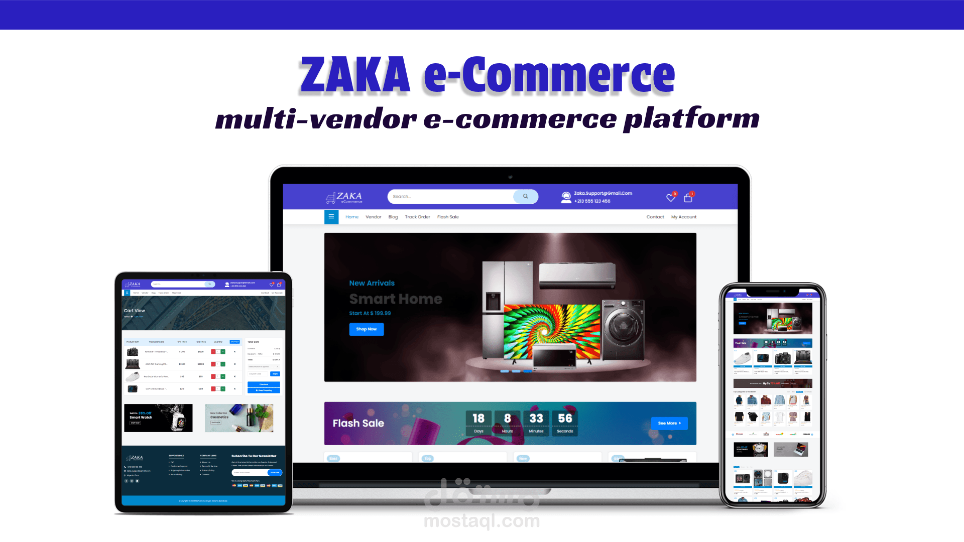 ZAKA eCommerce – منصة تجارة إلكترونية متكاملة لدعم المتاجر المتعددة