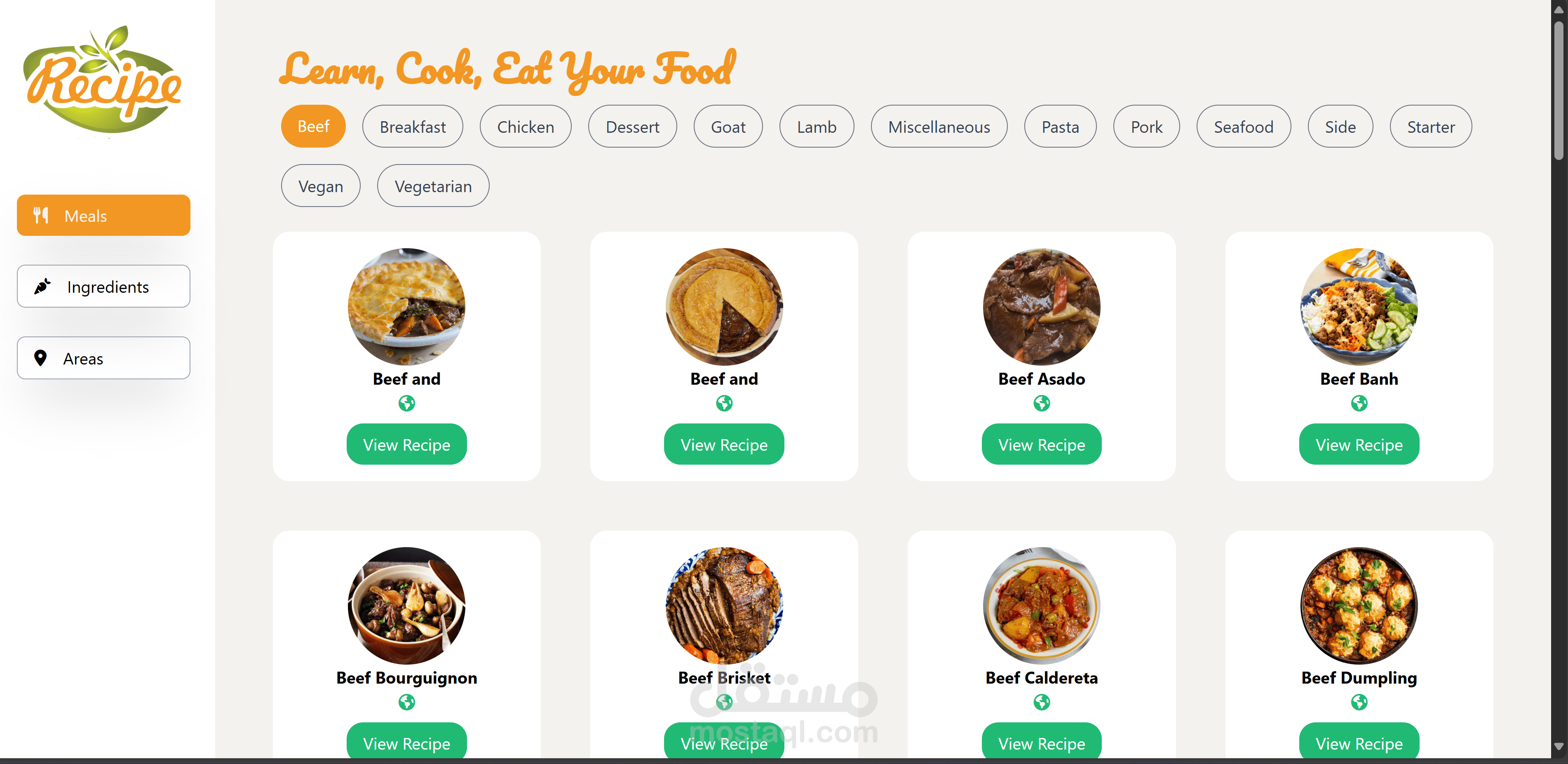 Meals website