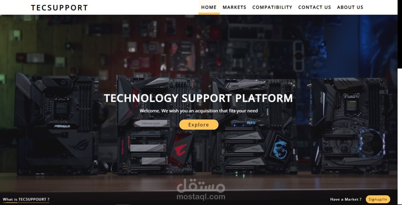 Technical support platform