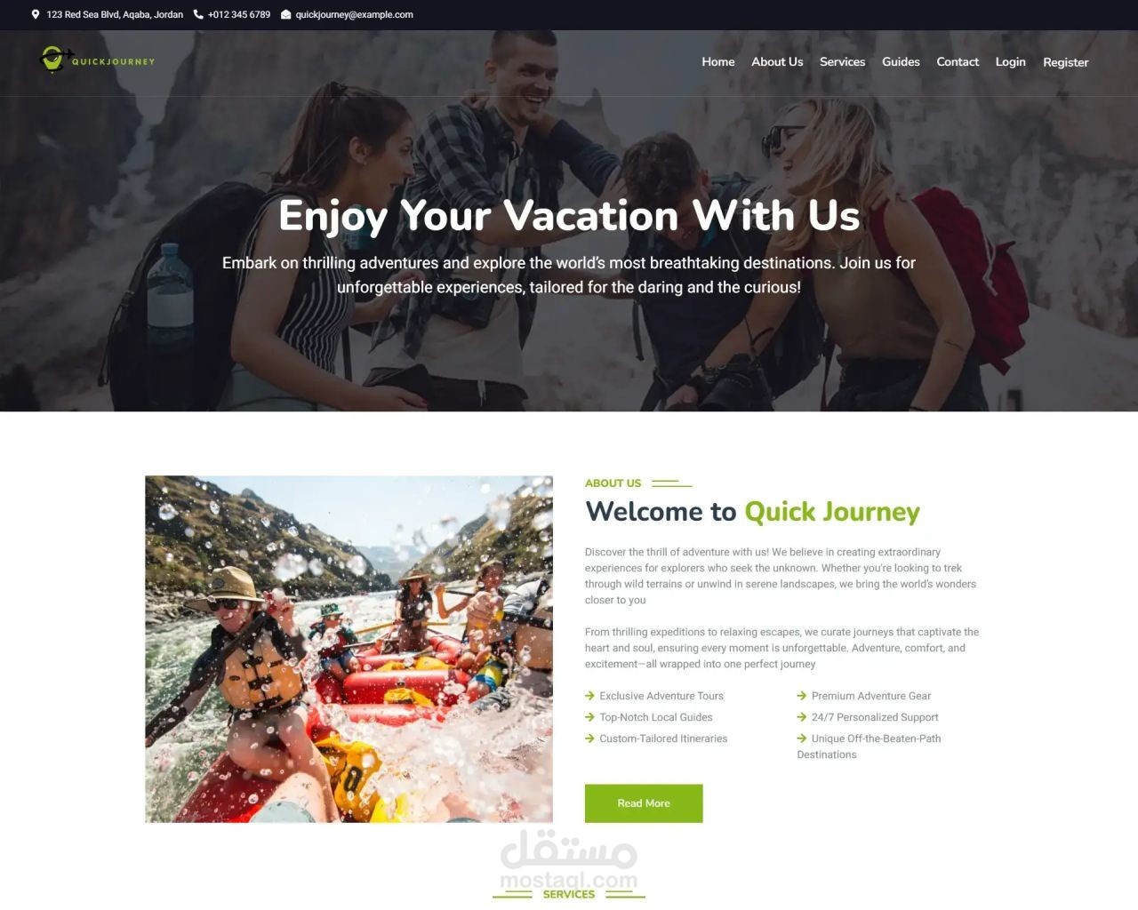 نظام حجز الرحلات – Quick Journey