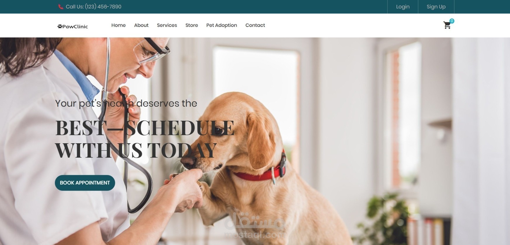 PawClinic – منصة متكاملة للخدمات البيطرية، التبني، والتجارة الإلكترونية