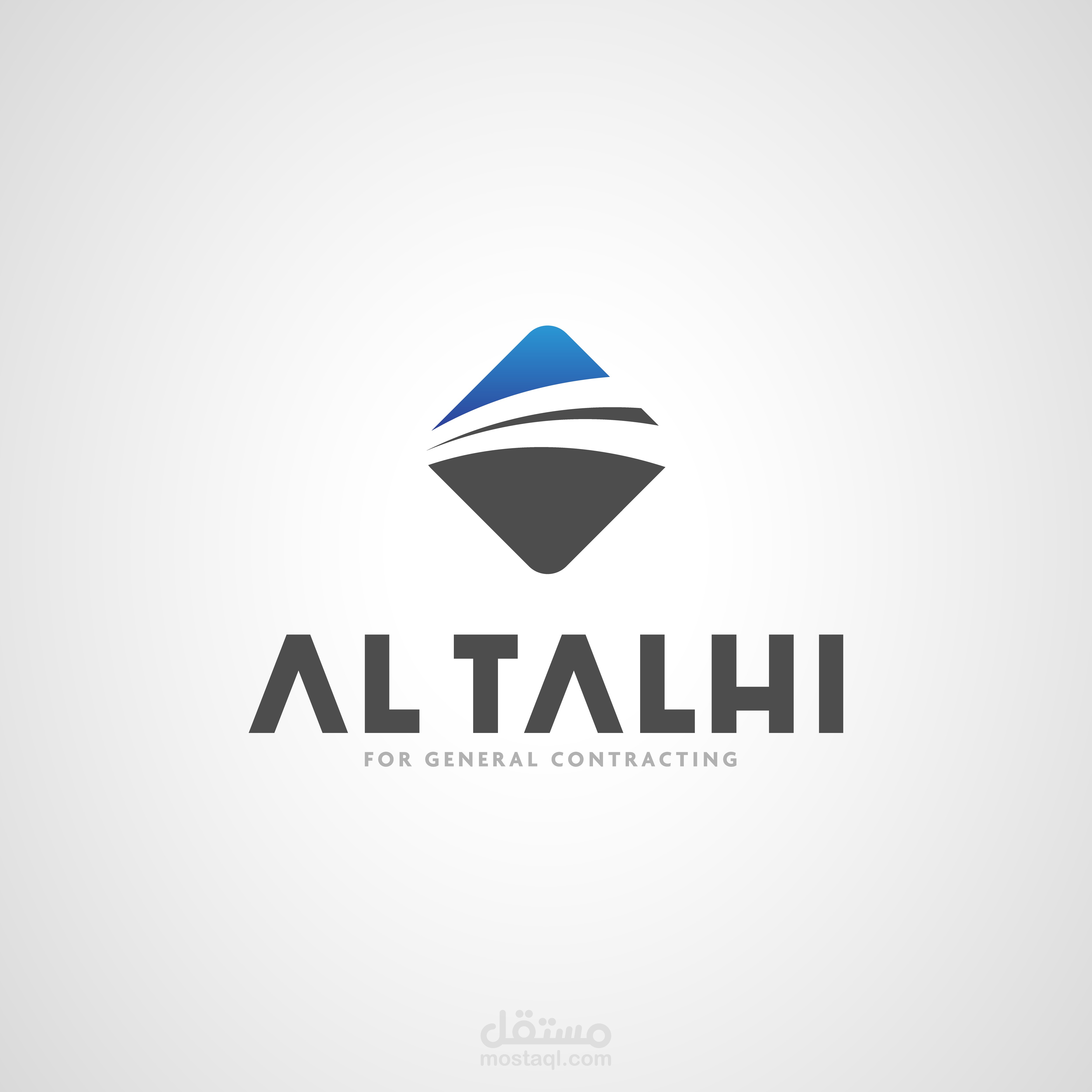 تصميم شعار شركة الطلحي للمقاولات