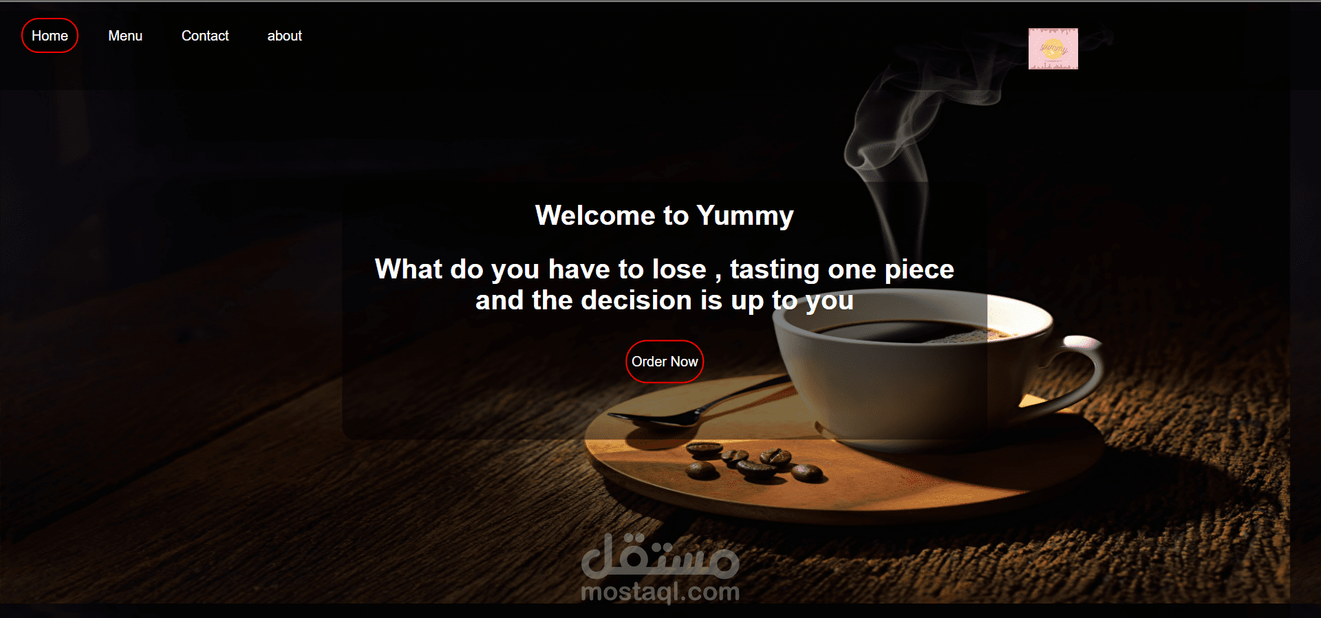 Yummy Coffee website