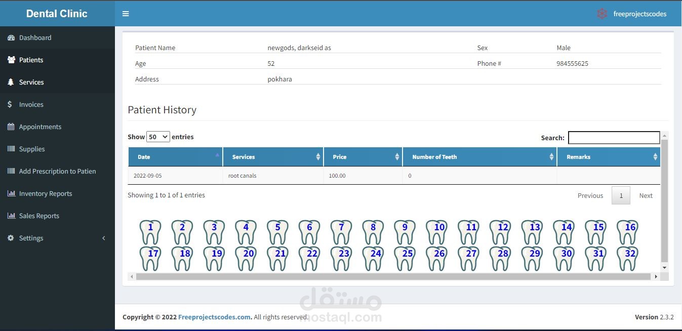 Dental-Medical-Center, native php medical project