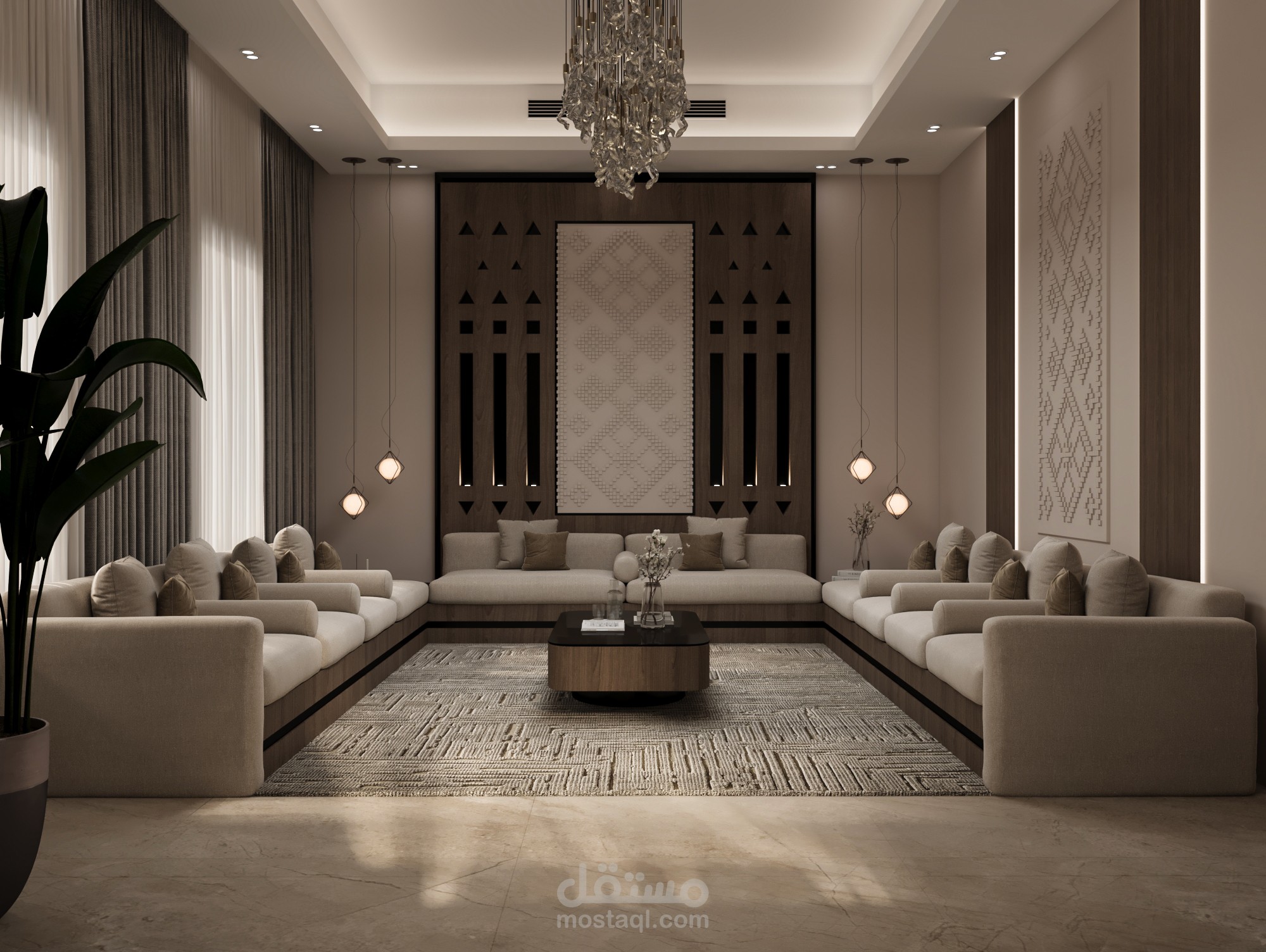 تصميم استقبال و طعام