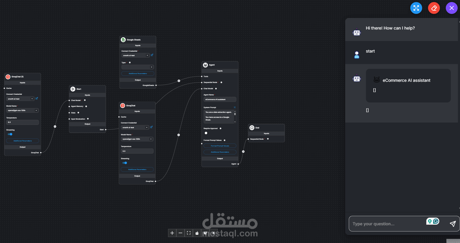 تطوير أنظمة أتمتة ذكية باستخدام Flowise وN8N والذكاء الاصطناعي