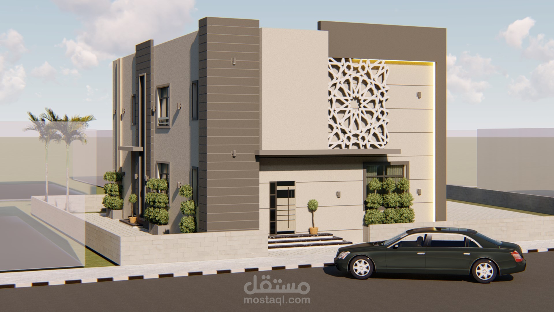 تصميم واجهة فيلا