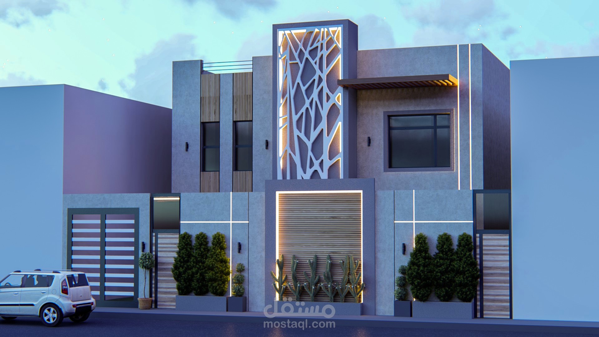 تصميم واجهة فيلا