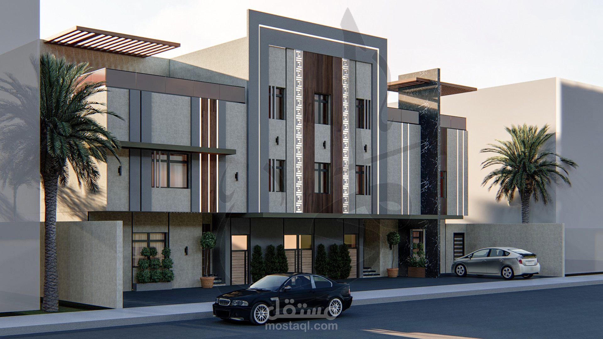 واجهة عمارة سكنية