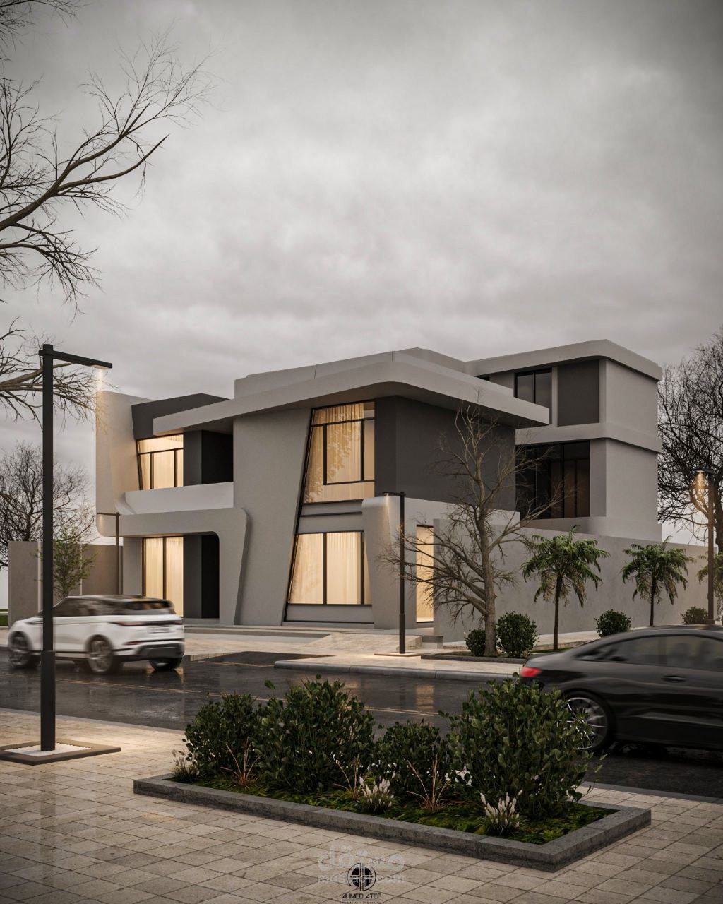 تصميم فيلا سكنية في دبي