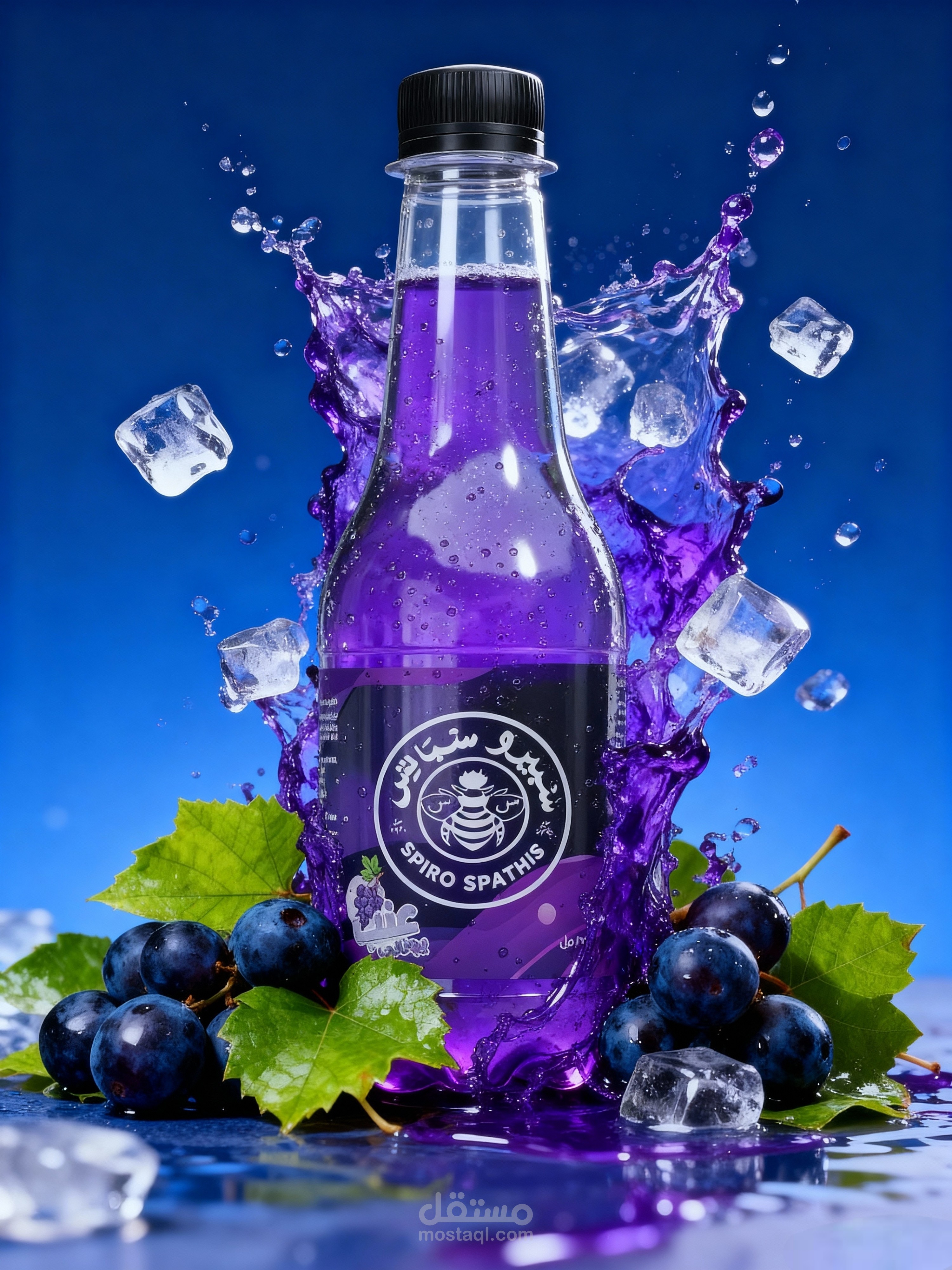 Soft drink advertisement design