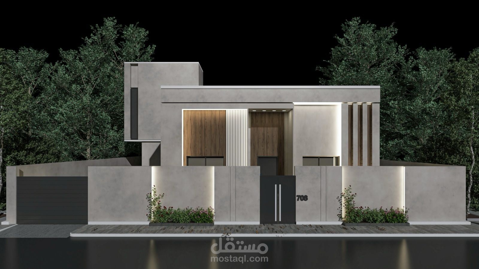 تصميم فيلا سكنيه في جده - السعوديه