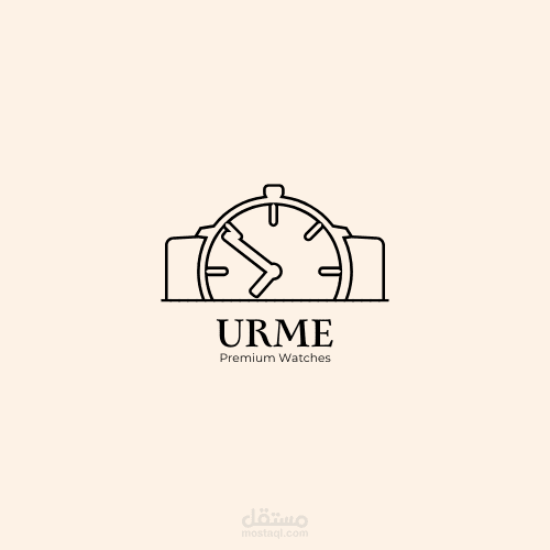 تصميم شعار براند ساعات