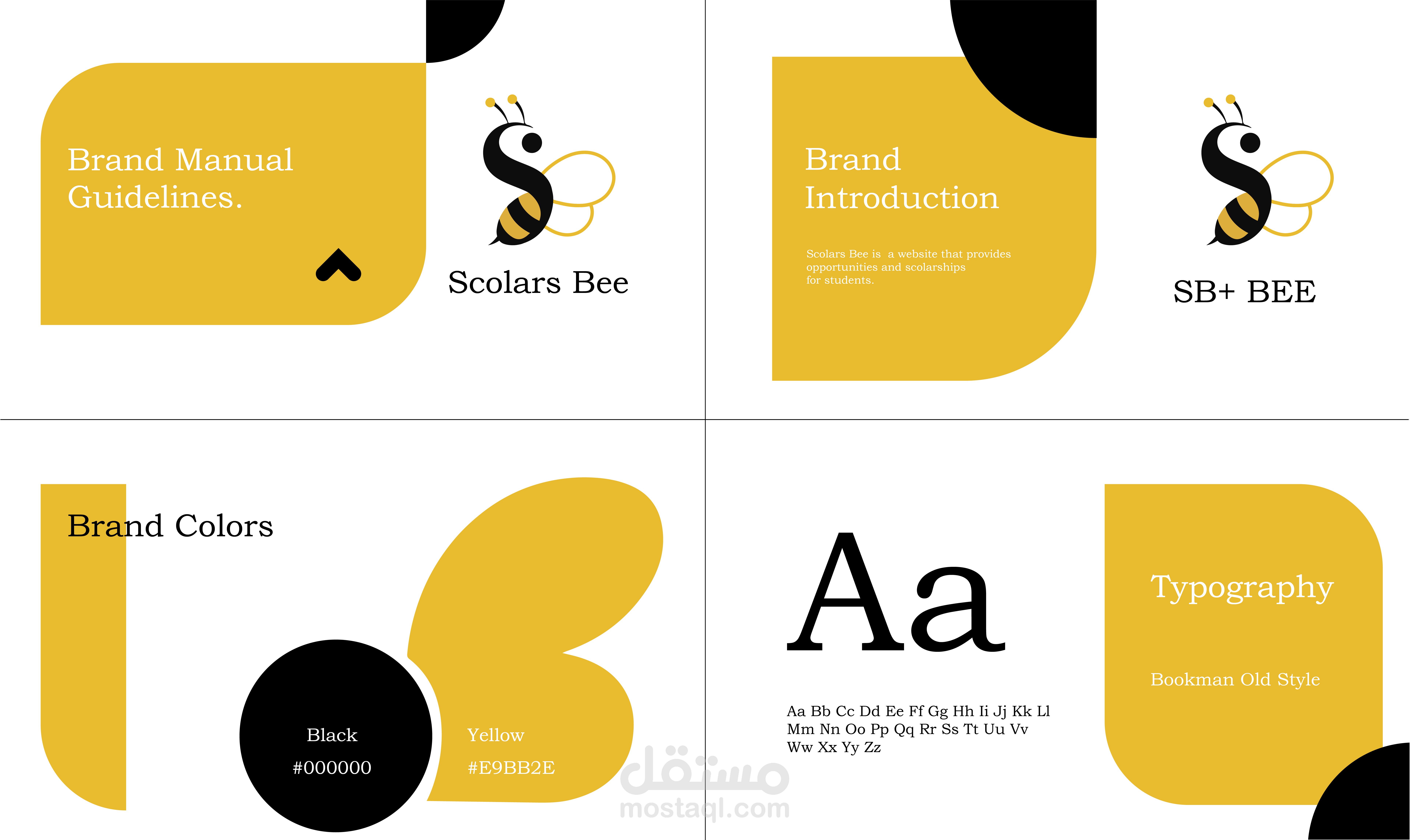 تصميم شعار إبداعي لموقع منح دراسية (Scholars Bee)