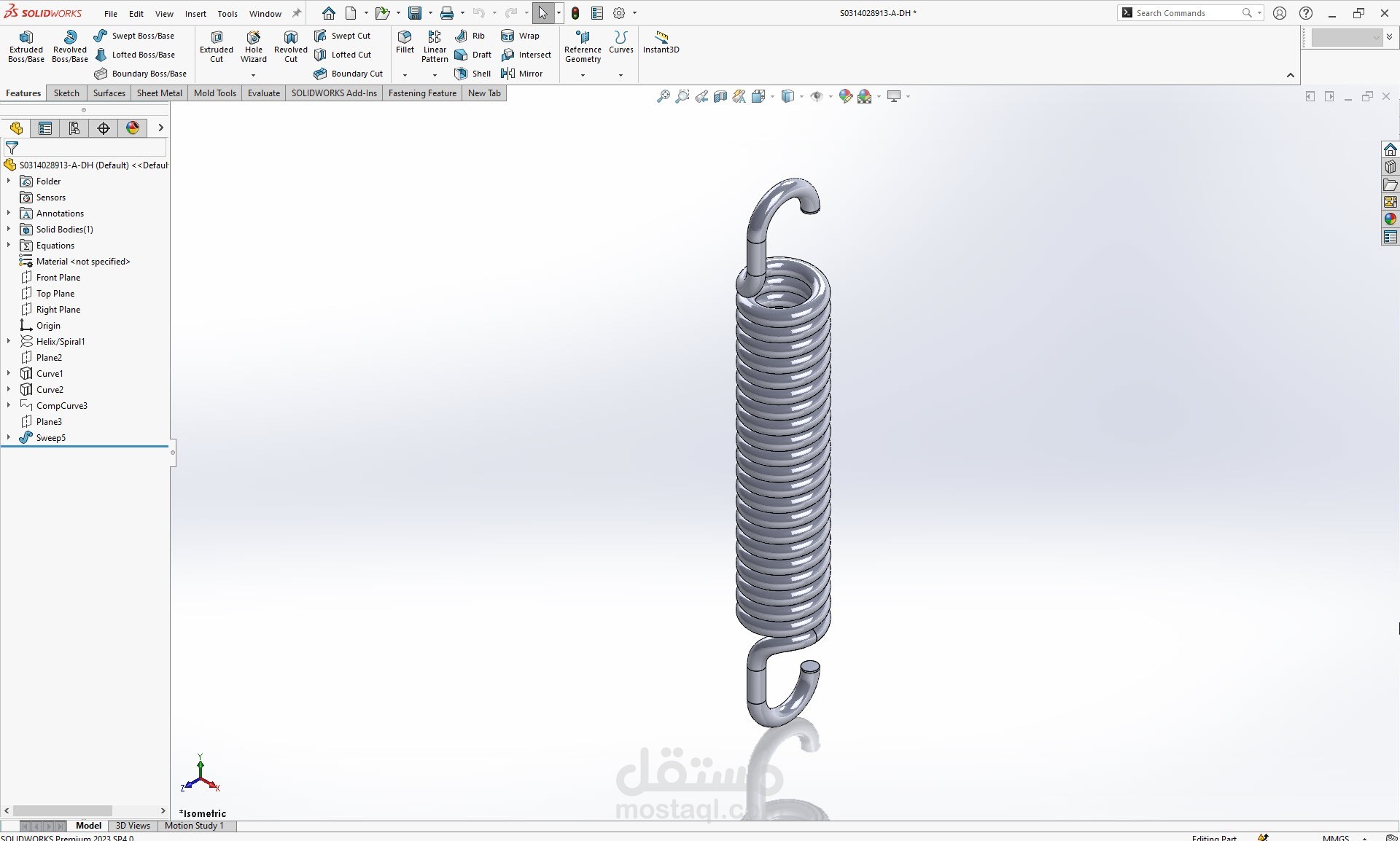تحويل رسومات وأفكار هندسية إلى تصميمات 3D باستخدام SolidWorks