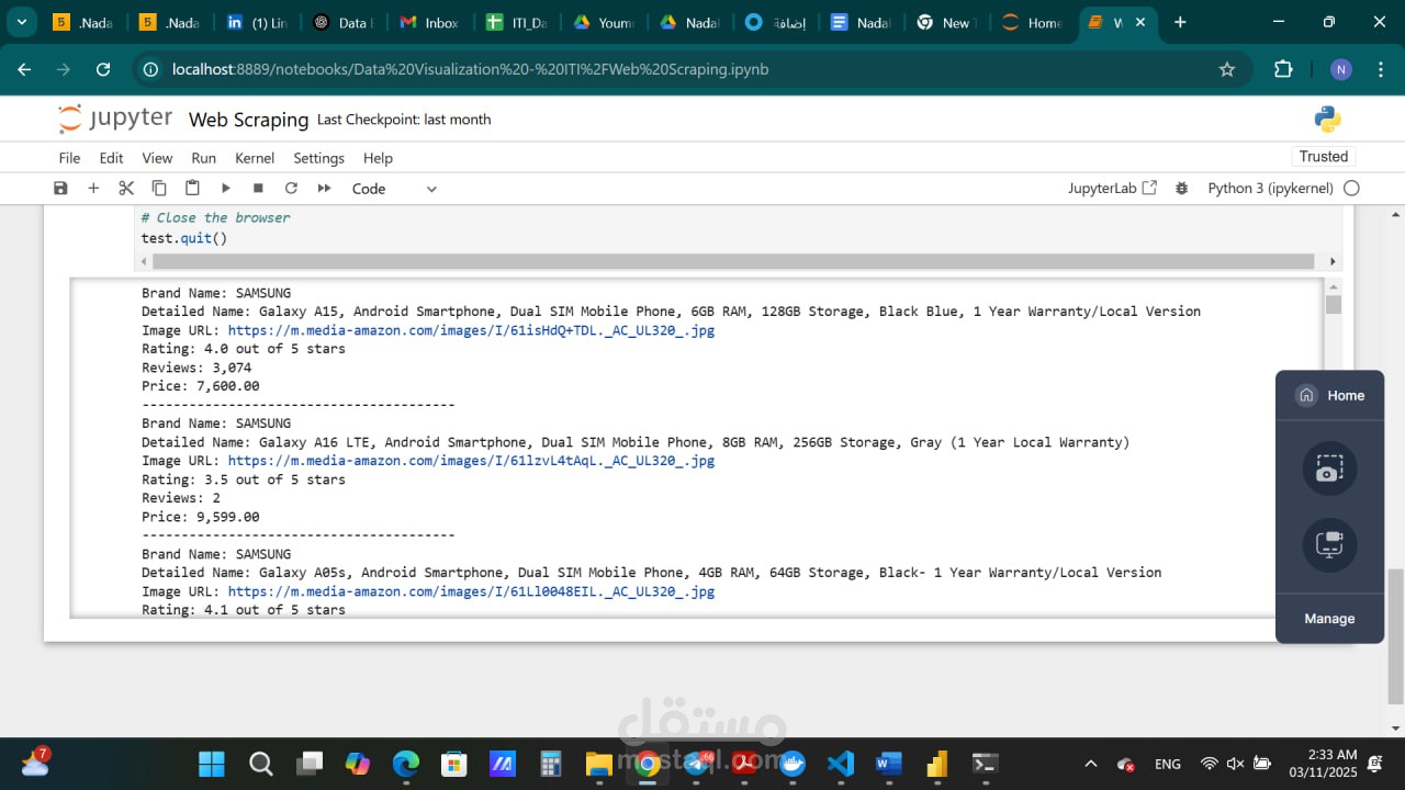 Amazon Web Scraping