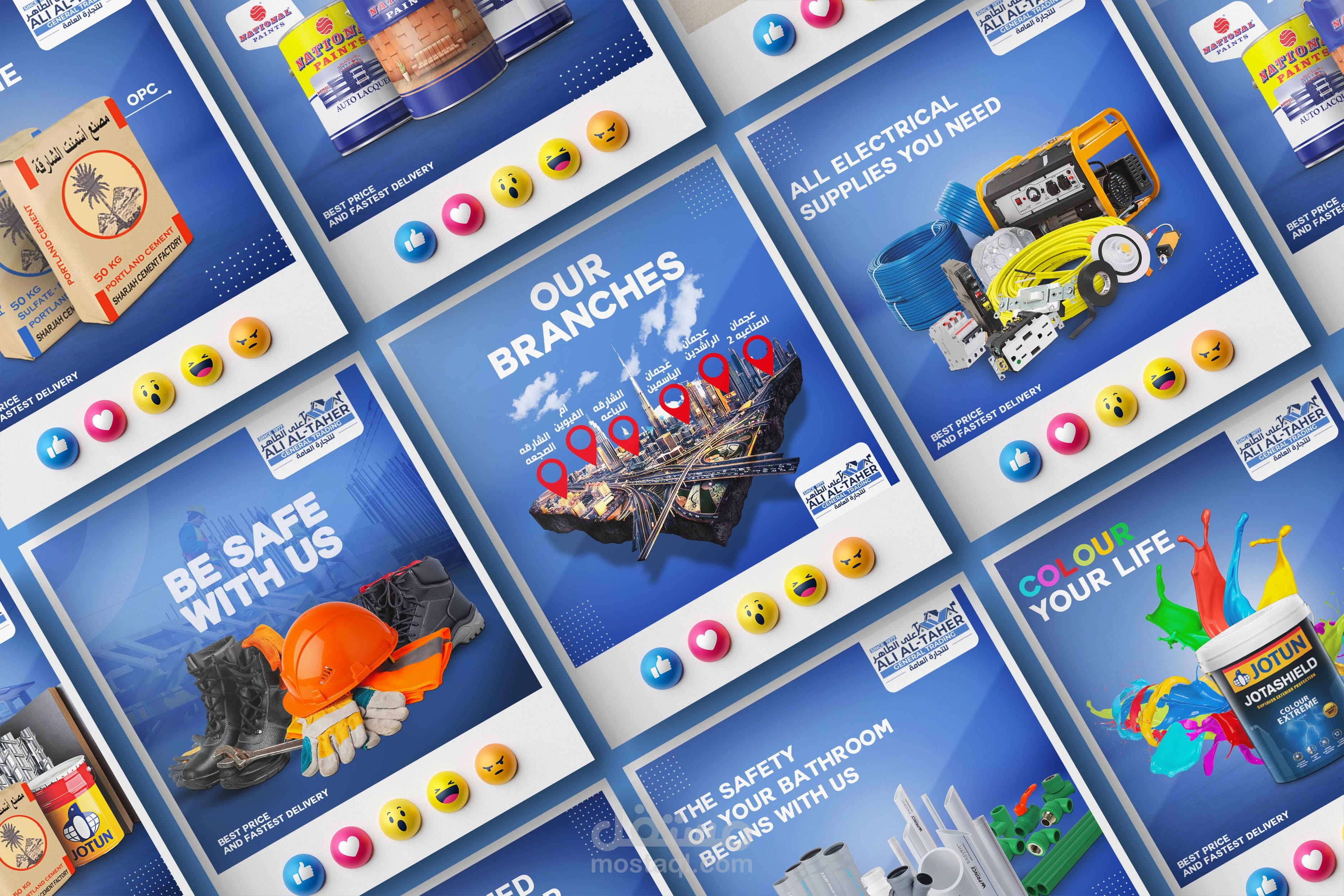 Ali Al Taher General Trading - Social media project