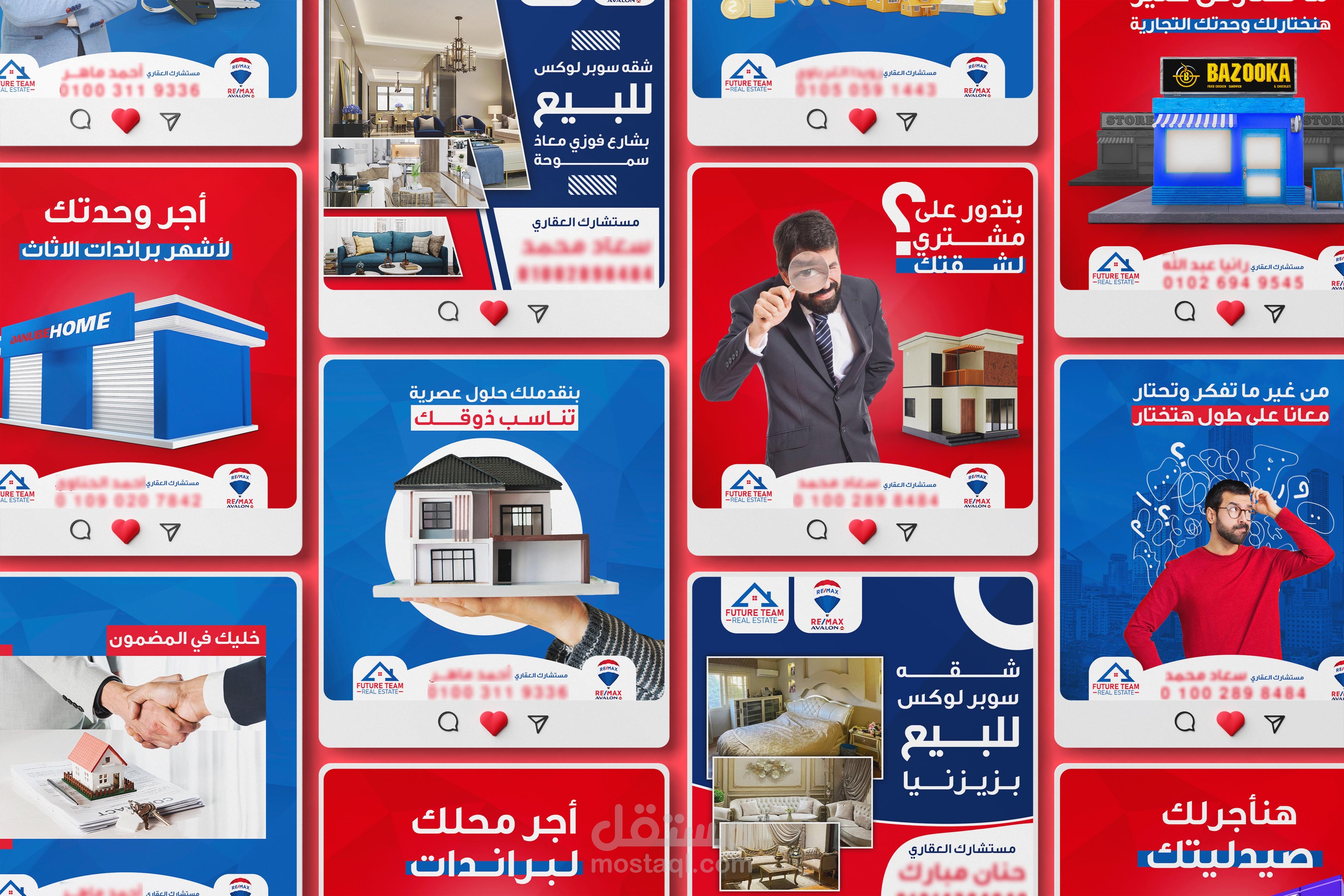 Future Team real estate I Social media project