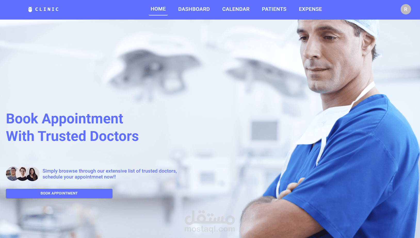 موقع كلينيك اكس لإدارة العيادات الطبية