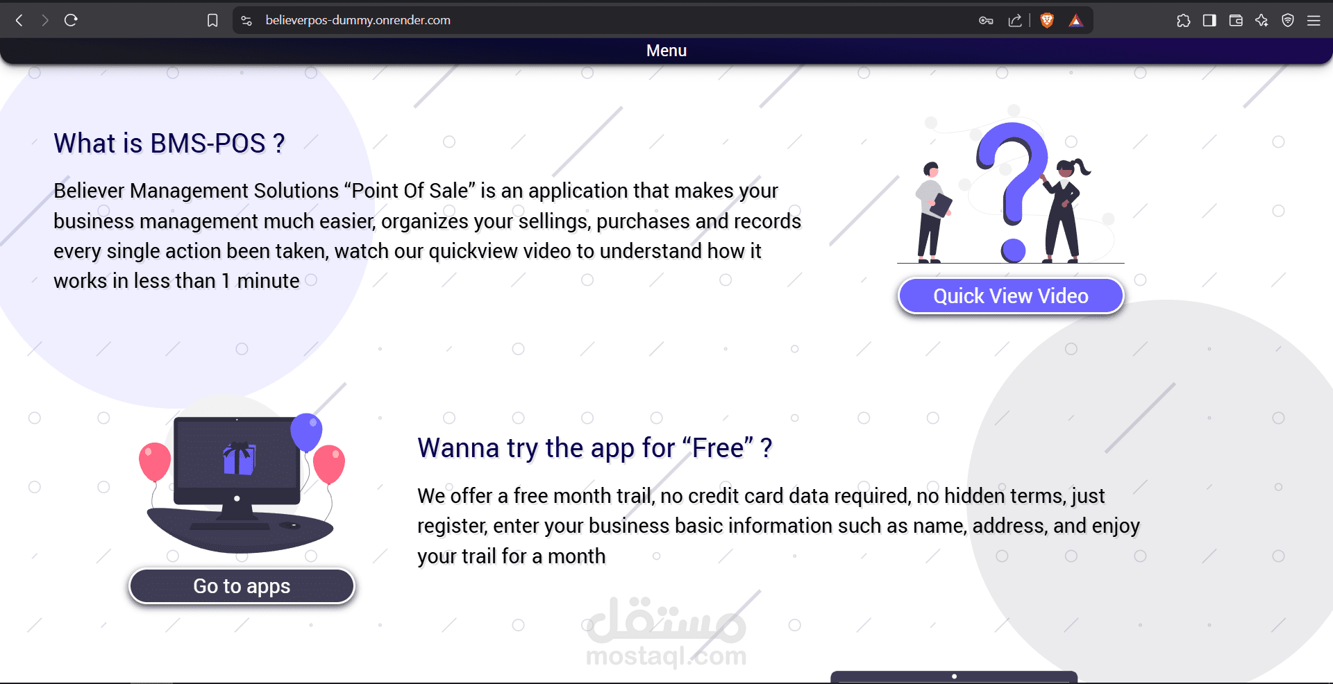 POS application