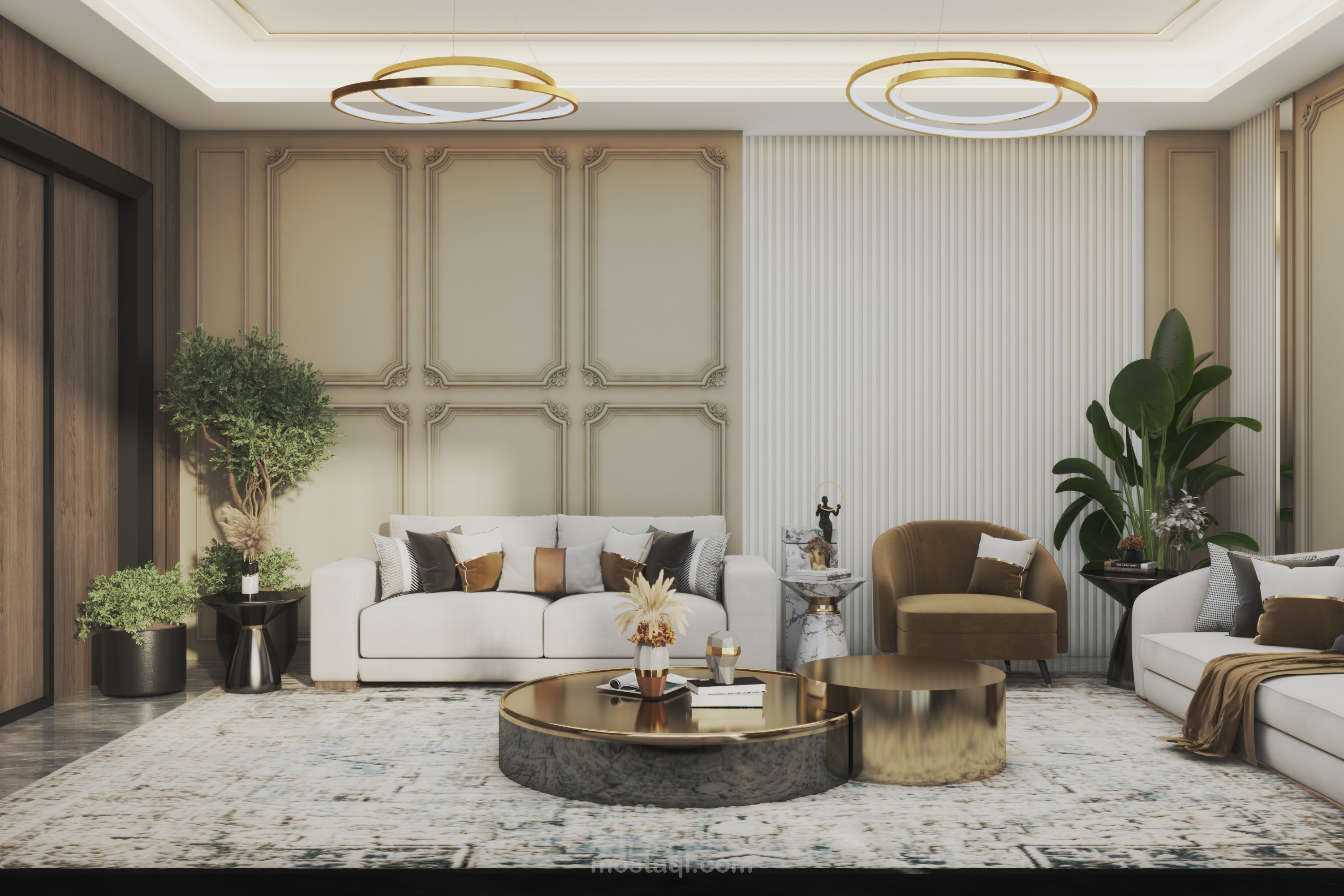 تصميم داخلي لمجلس