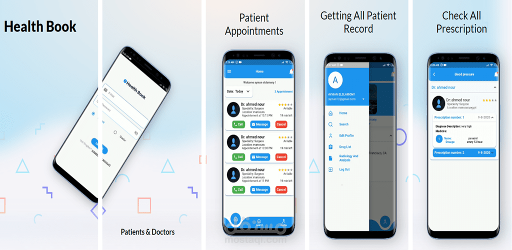 (Android & IOS) Health Book Flutter Application