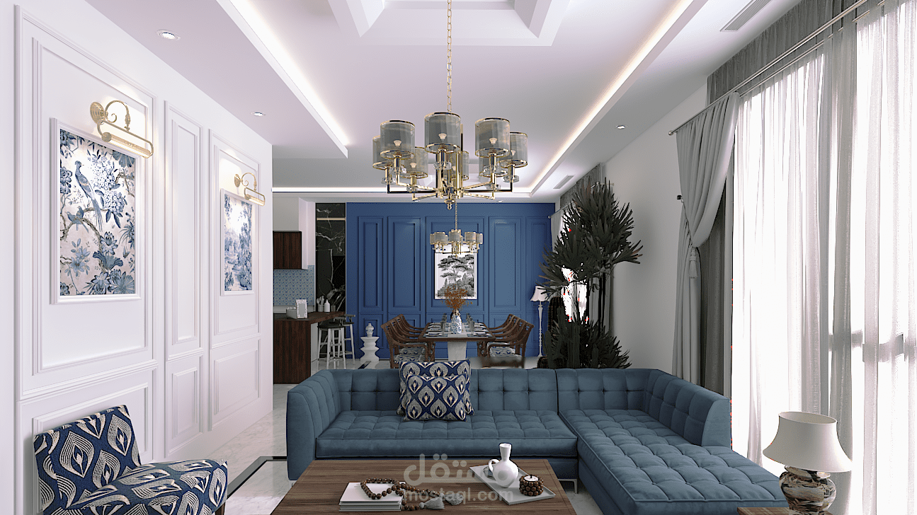 صالون نيوكلاسيك مفتوح