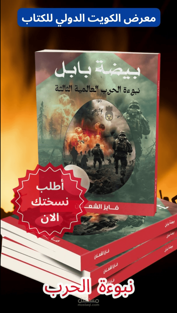 عمل فيديو بشخصية رمزية + فيديو اعلاني لكتاب