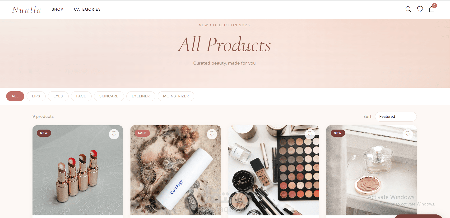 Nualla Shop (Website)