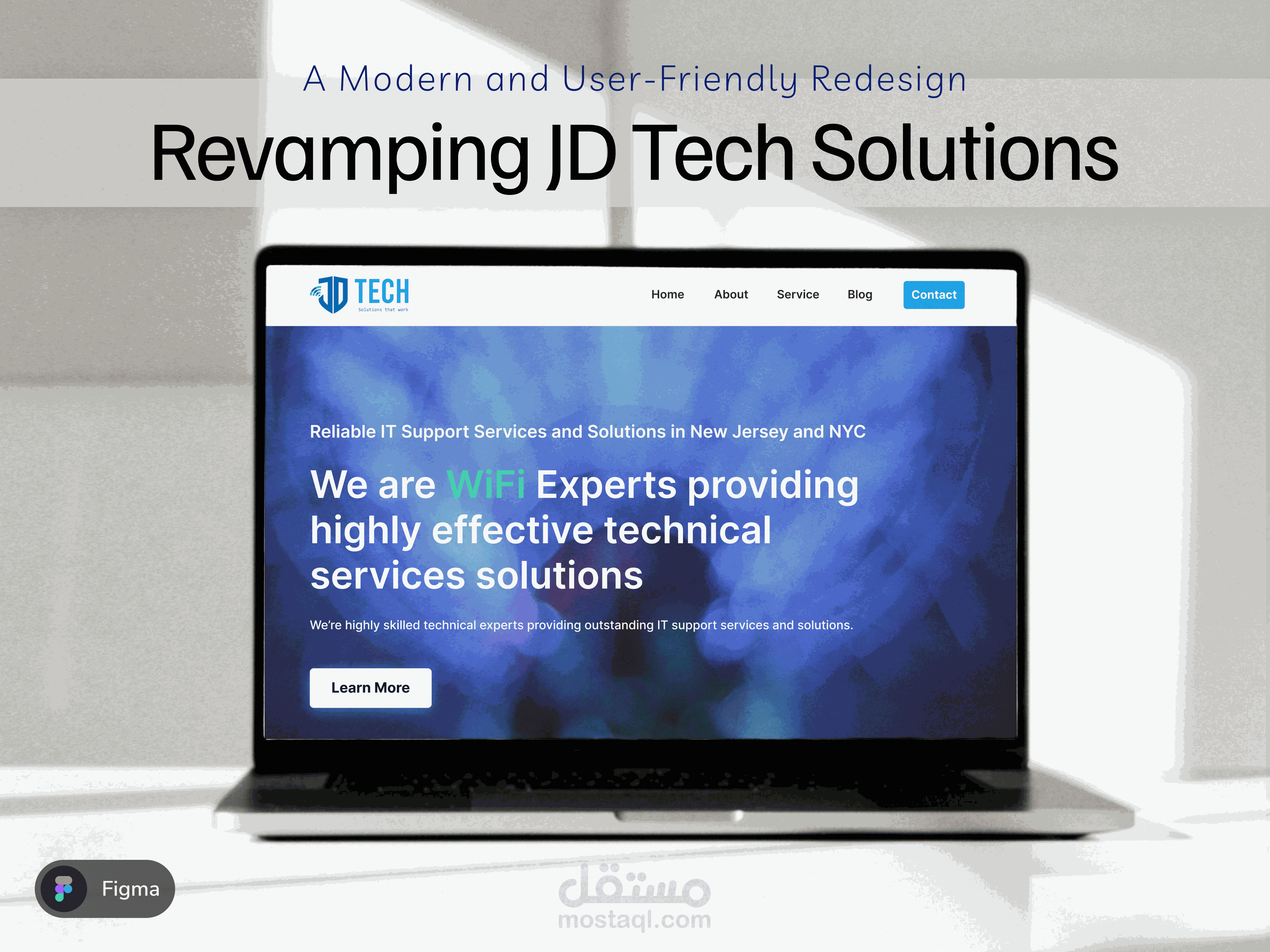 إعادة تصميم تجربة وواجهة المستخدم - JD Tech Solutions