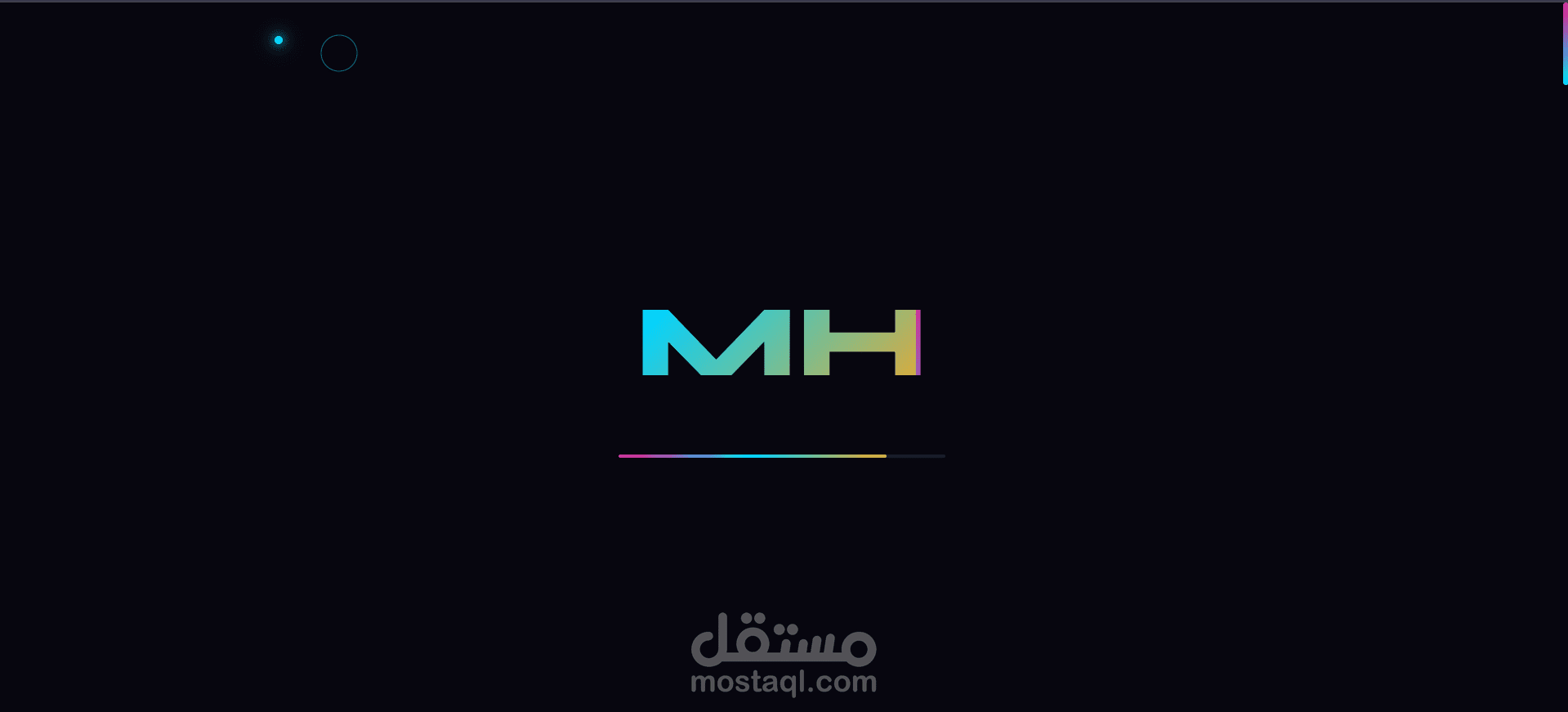 معرض أعمال شخصي متطور (Professional Portfolio)