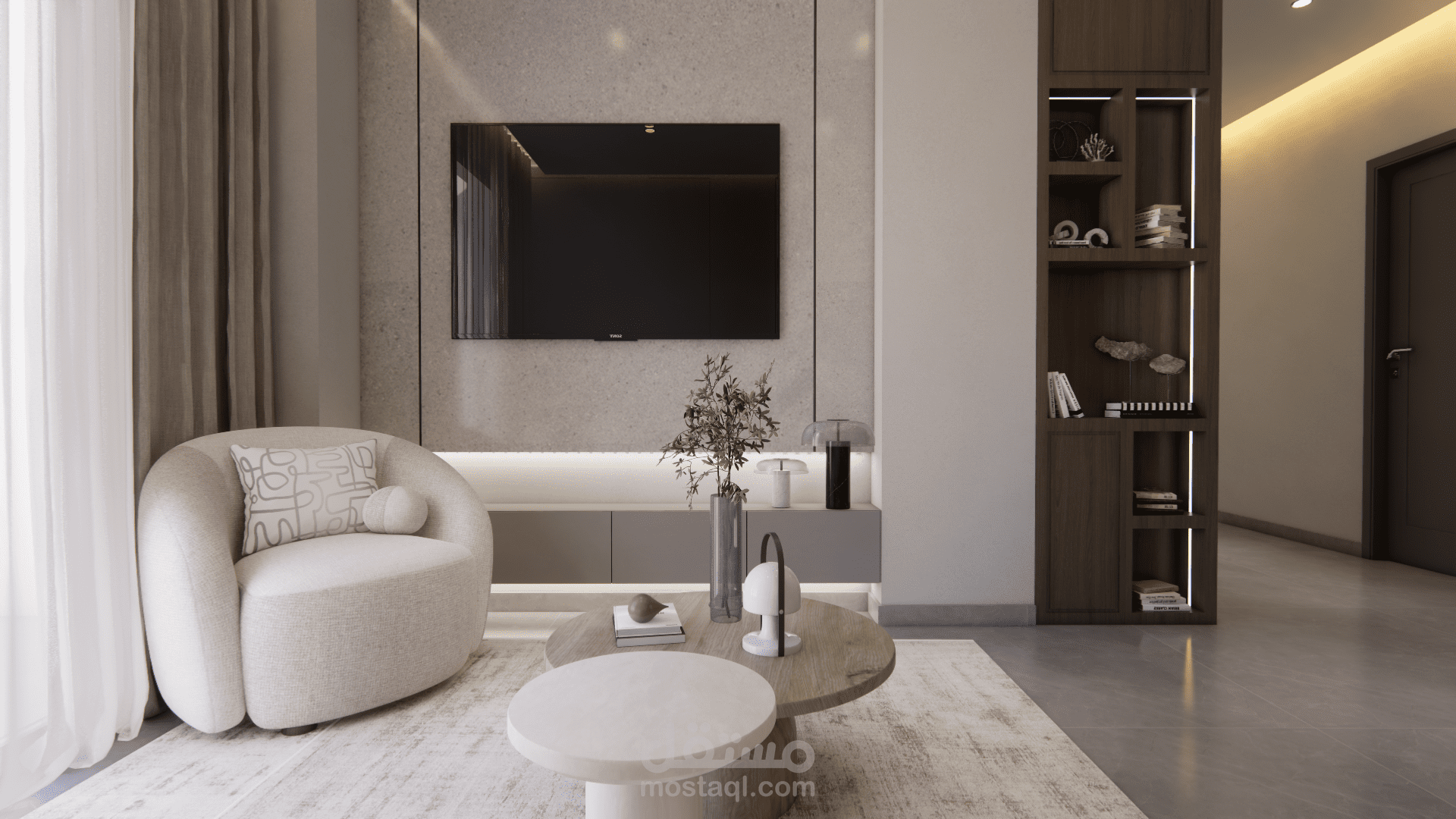 تصميم داخلي لشقق 2BR و 3BR – مشاريع سكنية موجهة للبيع