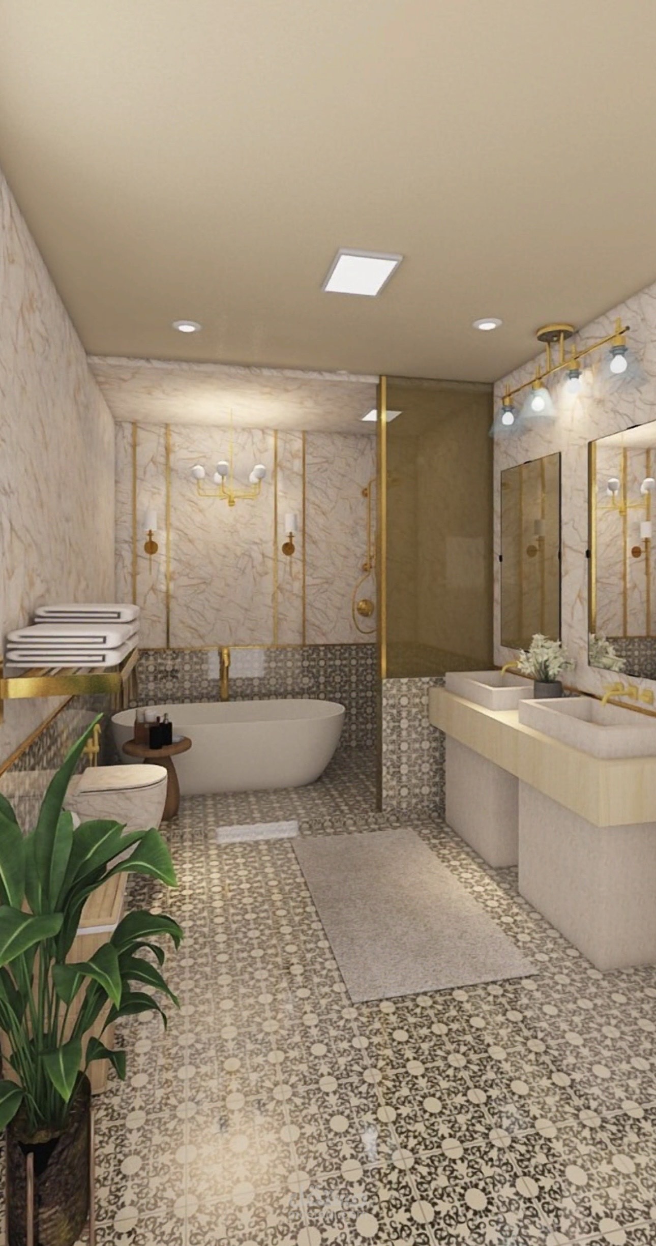تصميم حمام