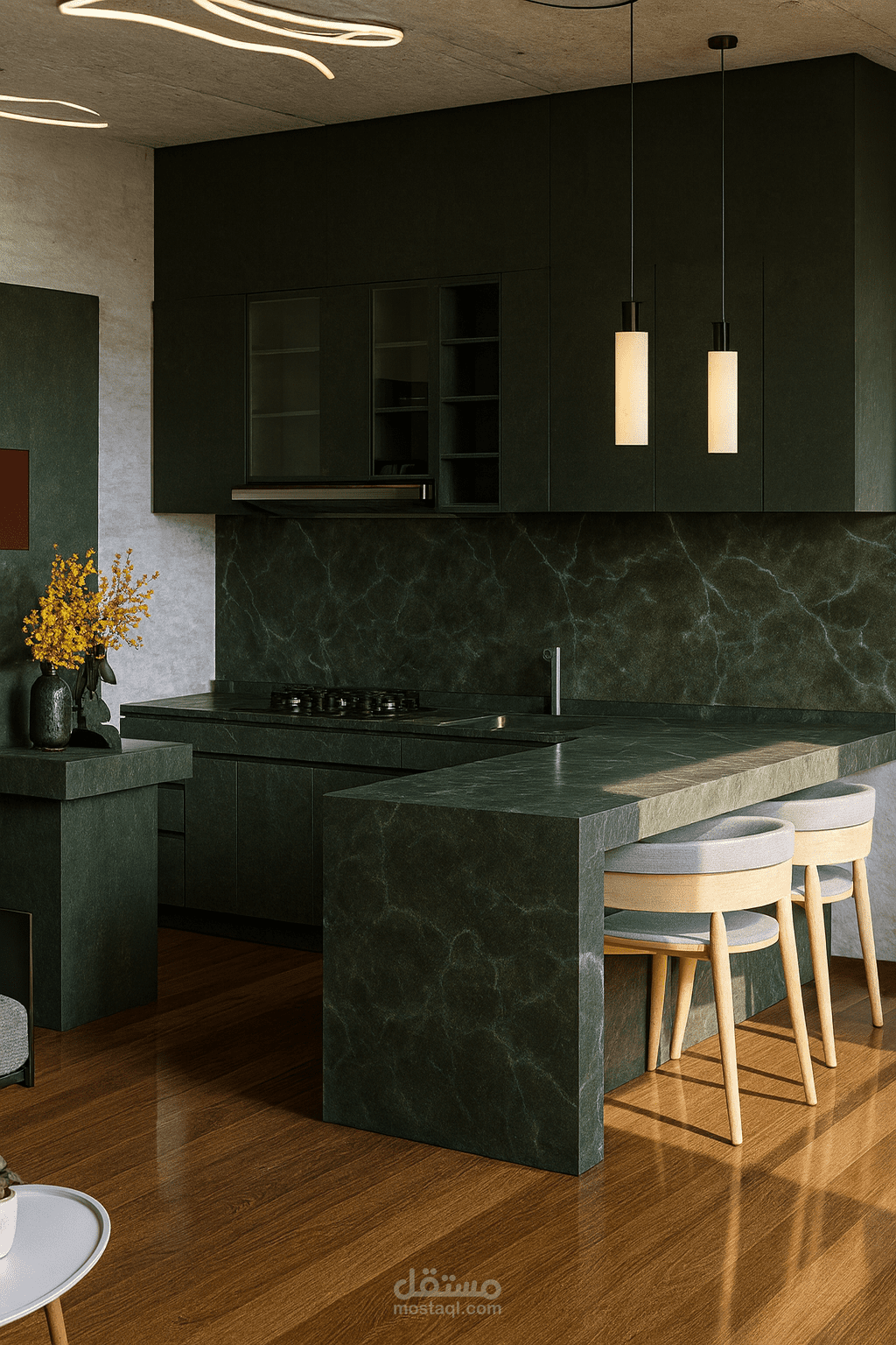 تصميم استوديو بمساحة 32 متر مربع – 32m² Studio Design