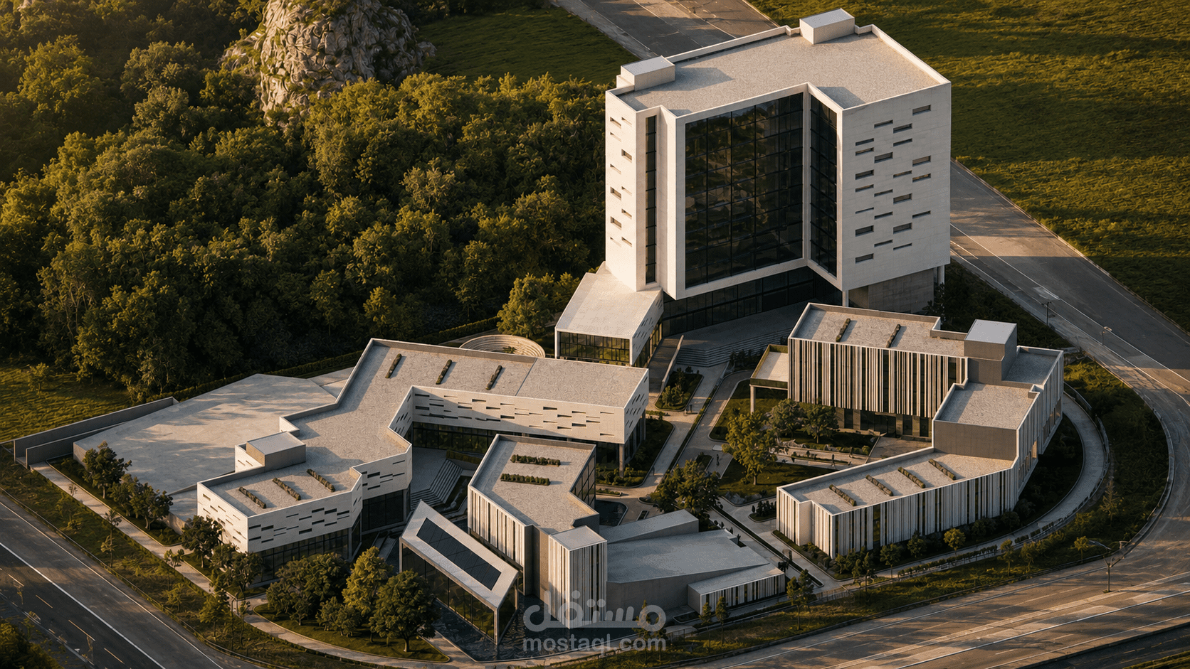تصميم مركز ثقافي - culture center project