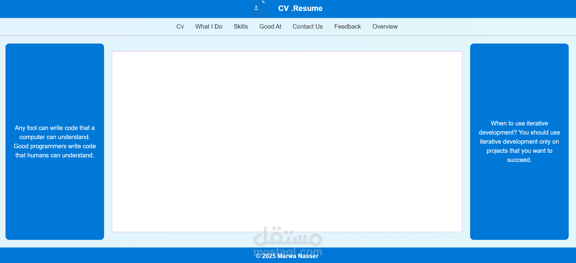 CV project