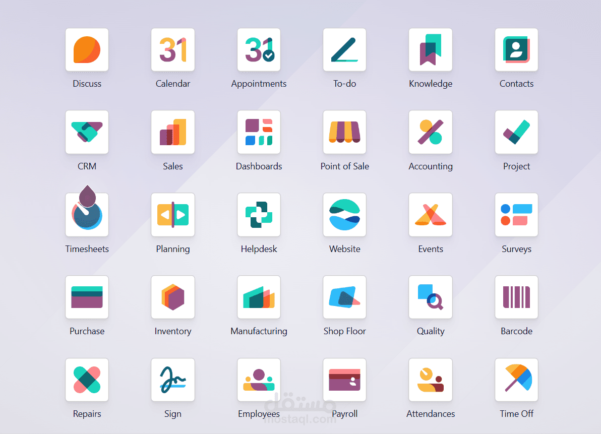 تخصيص وتنفيذ نظام Odoo Manufacturing (BOM – Routing – Work Orders – Quality)