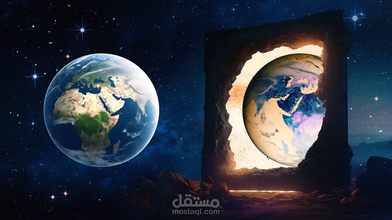 غلاف كتاب ( العالم الموازي )