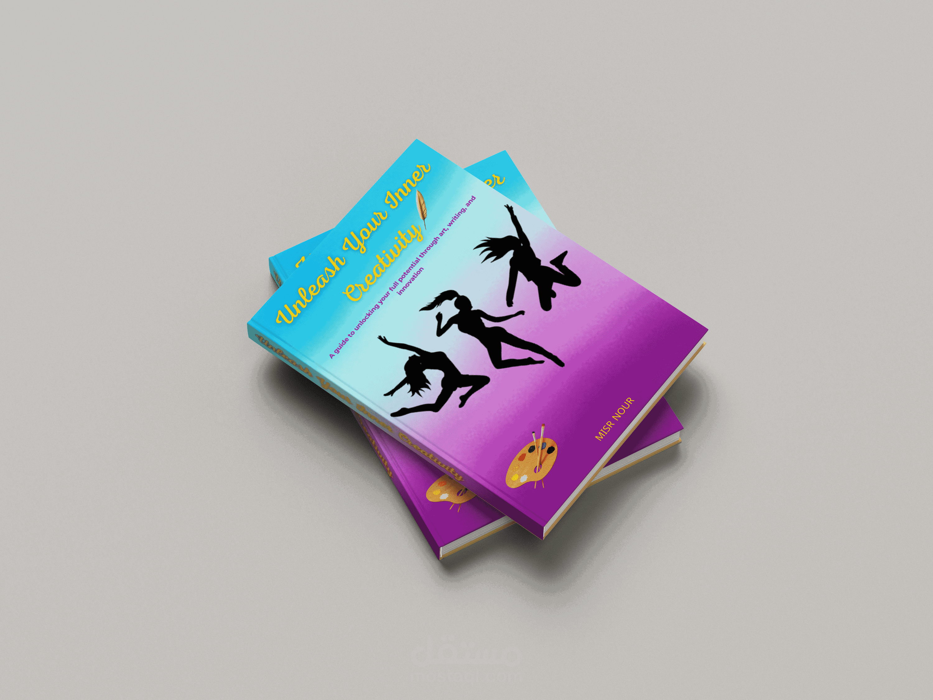 غلاف كتاب تصميمي ابداعي ابتكاري بشكل ترويجي احترافي