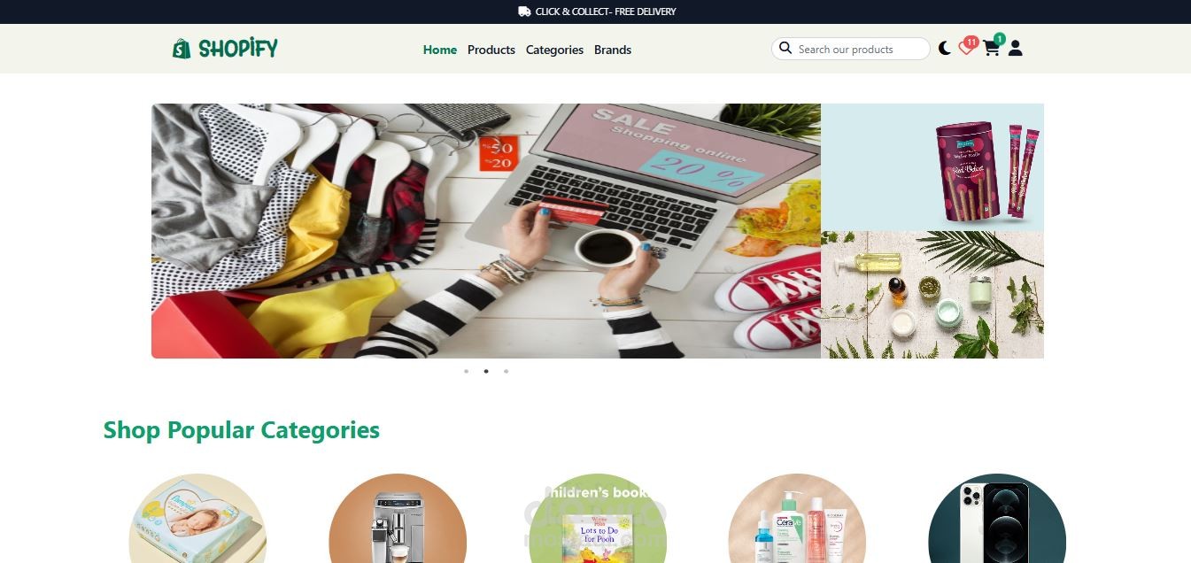 E-commerce website