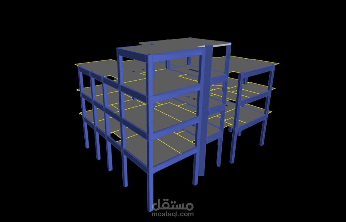 تصميم فيلا مصري مكونة من ٤ أدوار