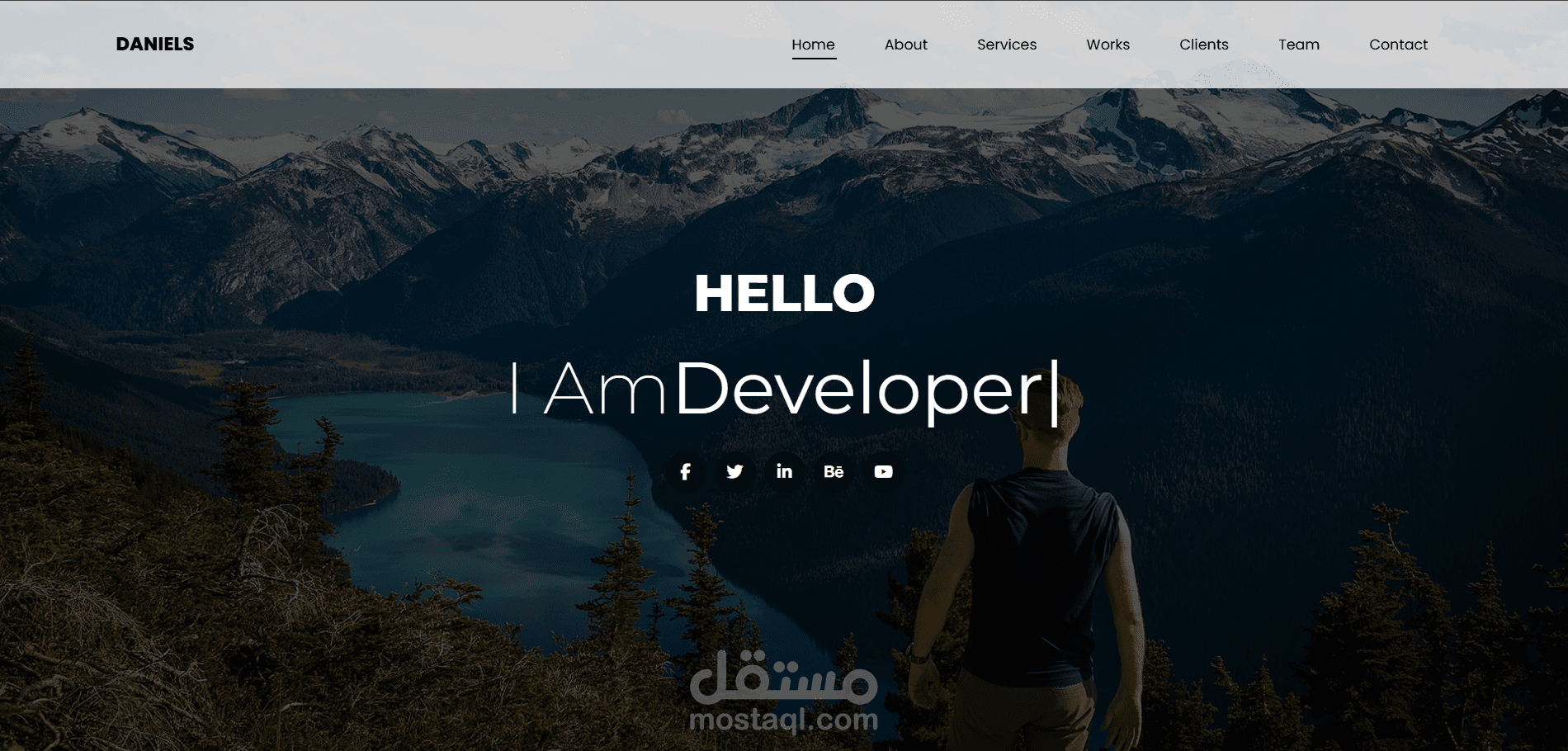 Daniels Portfolio (Landing Page)
